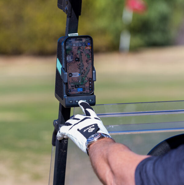 TeeBoxx Magnetic Golf Speaker with Wireless Phone Charging