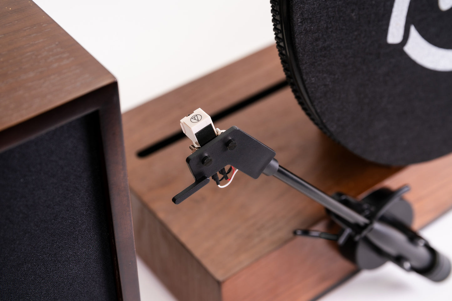 Fuse Audio GLD Vertical Vinyl Record Player with External Speakers